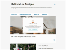 Tablet Screenshot of belindaleedesigns.com